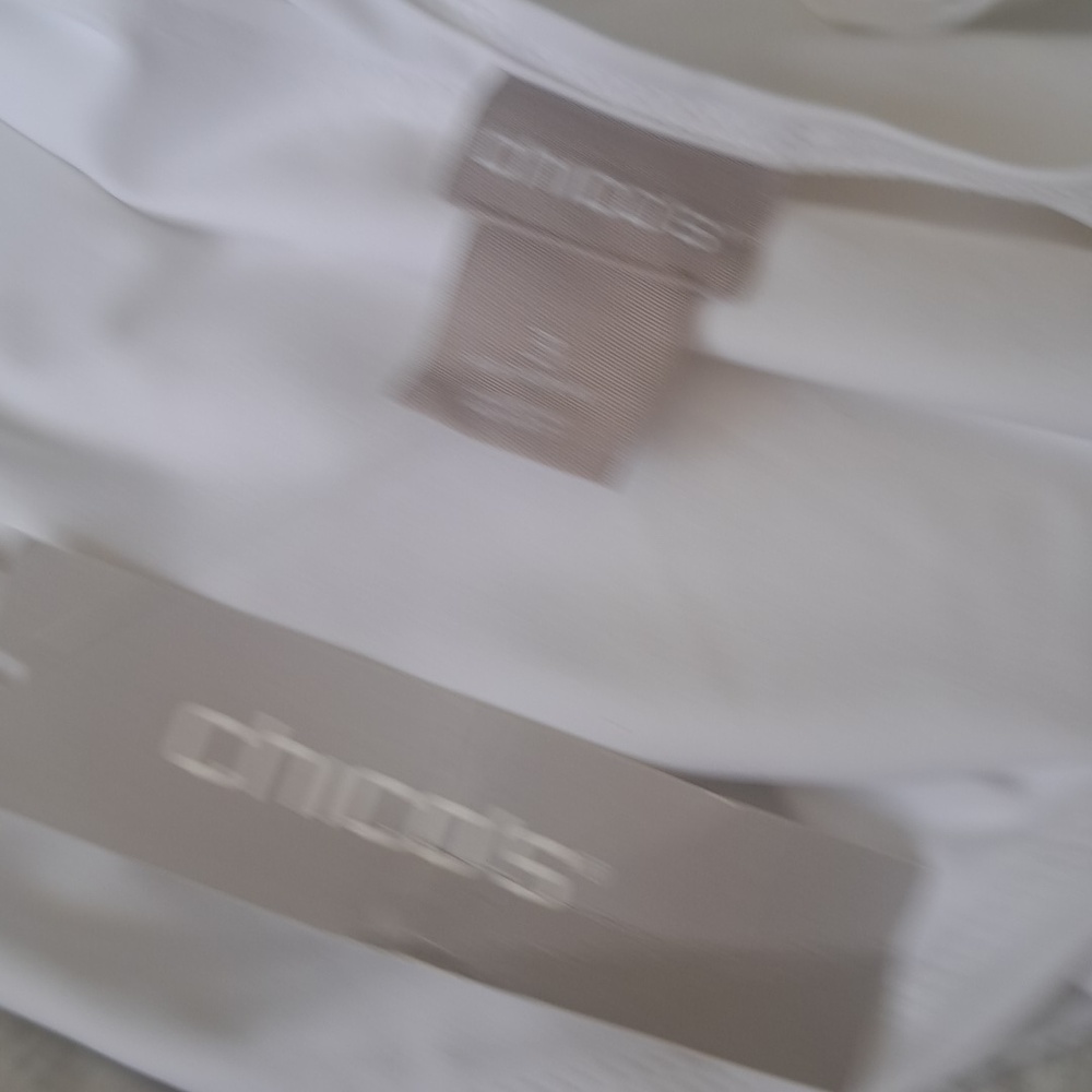 Chico's Optic White Tank Top - Picture 4 of 4